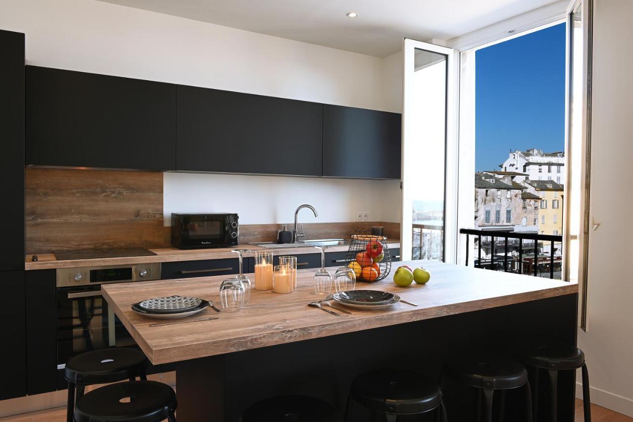 Sognu Di Matteu - Bel Appartement Entierement Climatise - Vue Mer, Vieux Port Bastia Eksteriør billede