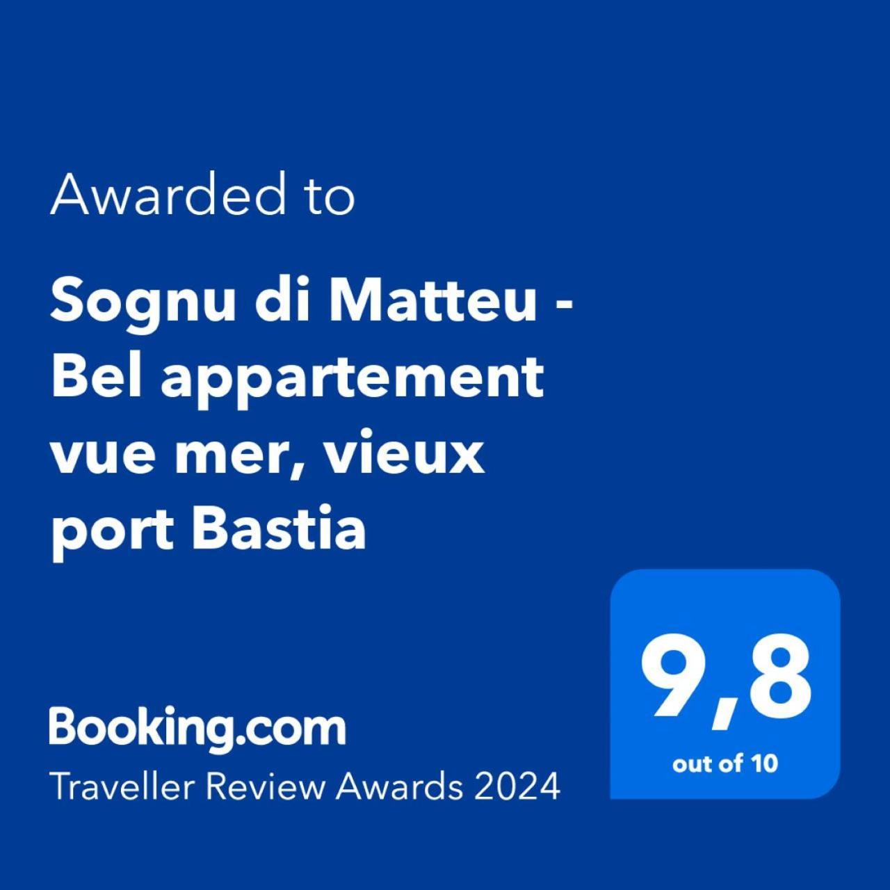 Sognu Di Matteu - Bel Appartement Entierement Climatise - Vue Mer, Vieux Port Bastia Bastia  Eksteriør billede